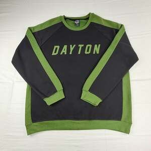 Salt Creek Men’s Dayton Sweatshirt Black Olive Colorblock Crewneck Size Large